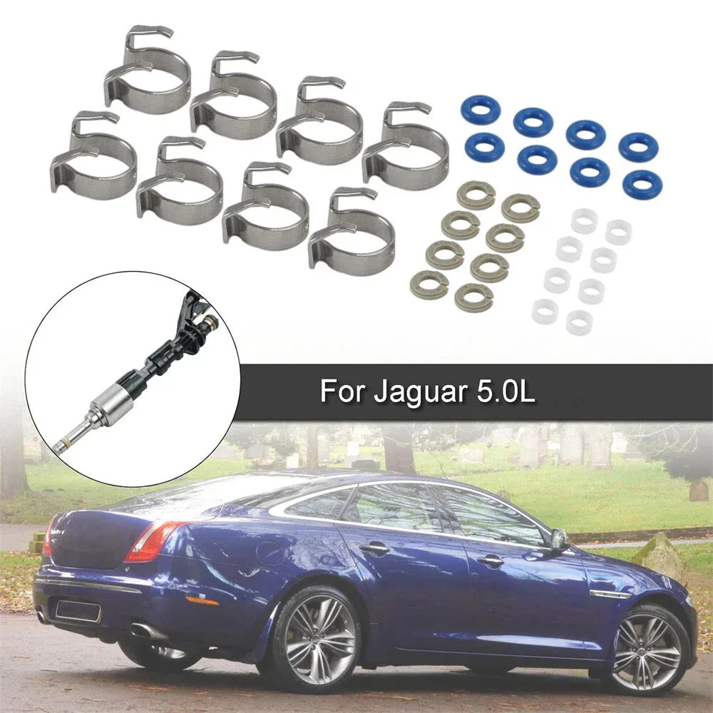 Fuel Injectors O-Rings Seals for Range Rover Jaguar 5.0L  - 8pcs