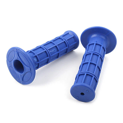 7/8" Soft Rubber Blue Pro Hand Grips for ATV MX Dirt Bike Enduro