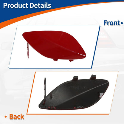 Front Car Bumper Tow Hook Cover for Mercedes-Benz CLA250 (2014-2019) Red