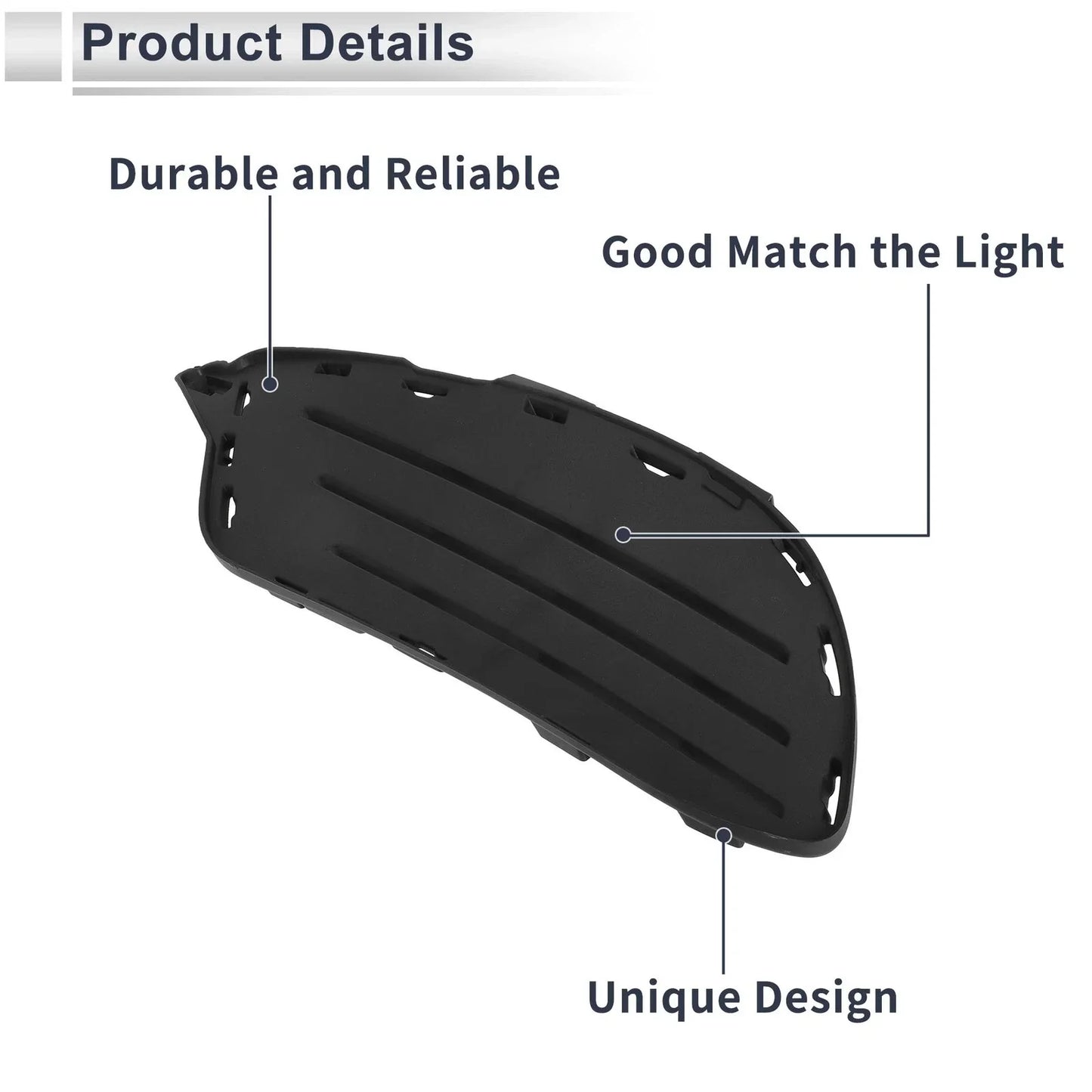 Front Left Fog Light Grill for Mercedes Benz W207 (2013-2016)