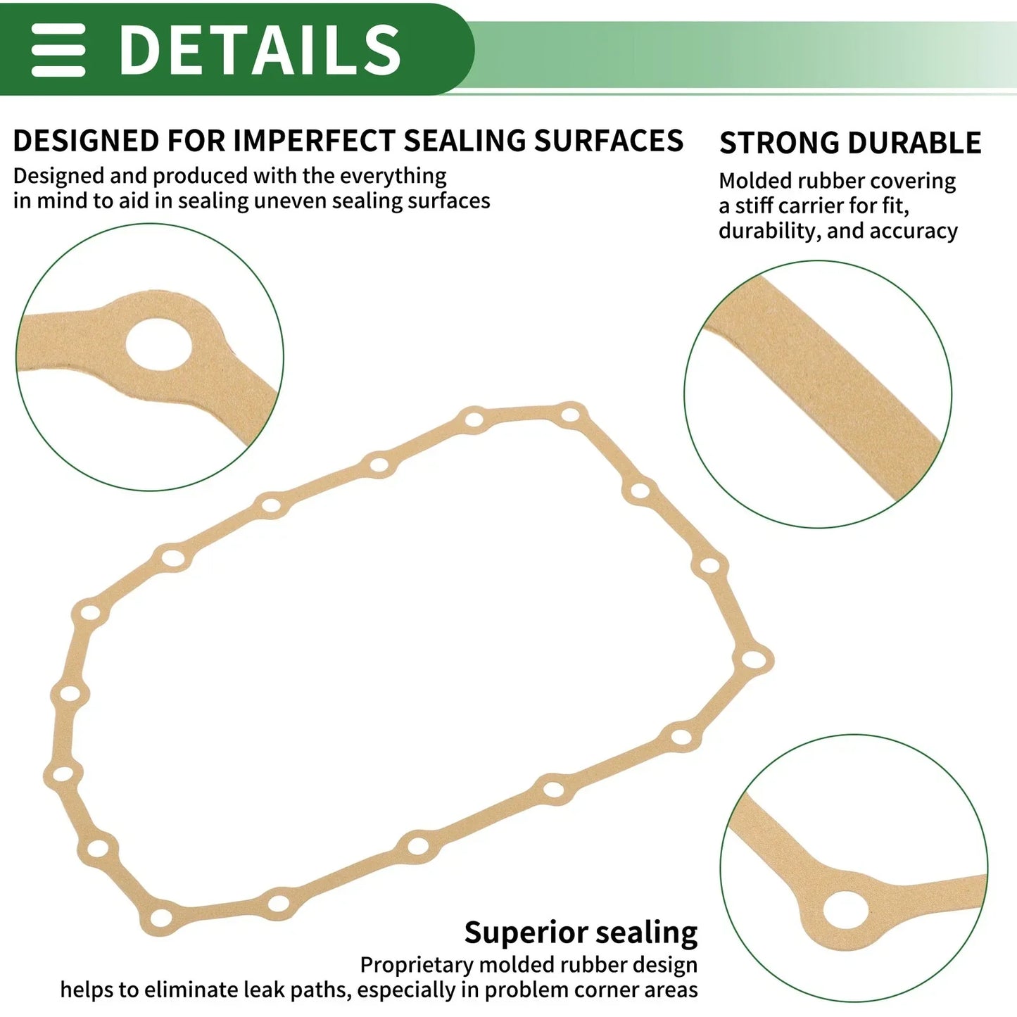 Car Oil Pan Gasket for Honda Civic, HR-V (2014-2025, 2016-2025)