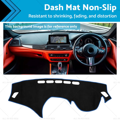 Non-Slip Dash Mat Cover for BMW 1 Series F20 (2012-2017) Black Blue