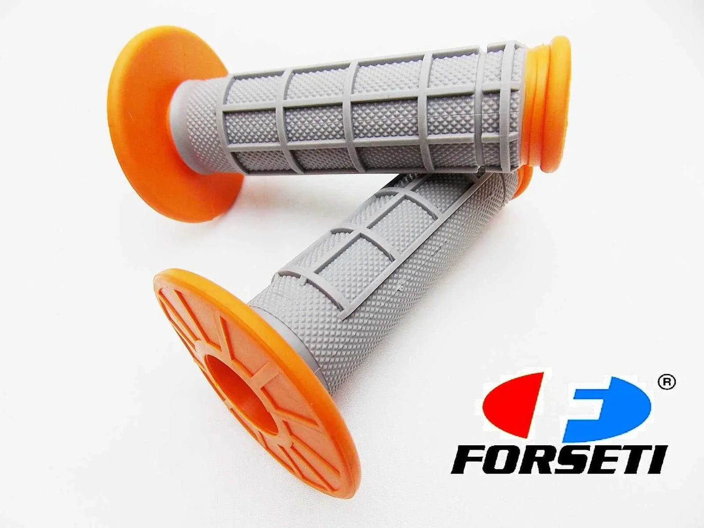 Orange Grey Forseti Hand Grip Set for Honda CR500
