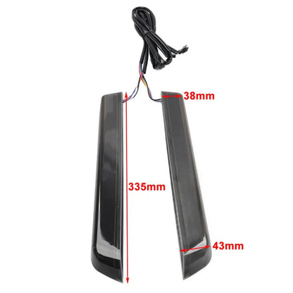 LED Saddlebag Side Marker Lights Red for Harley Touring Street Glide (2014-2023)