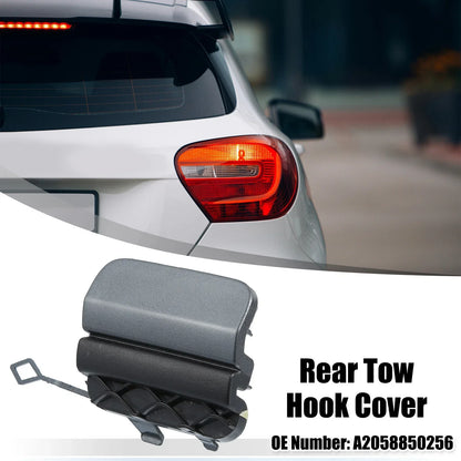 Rear Bumper Tow Hook Eye Hole Cover for Mercedes-Benz W205 (2015-2020)