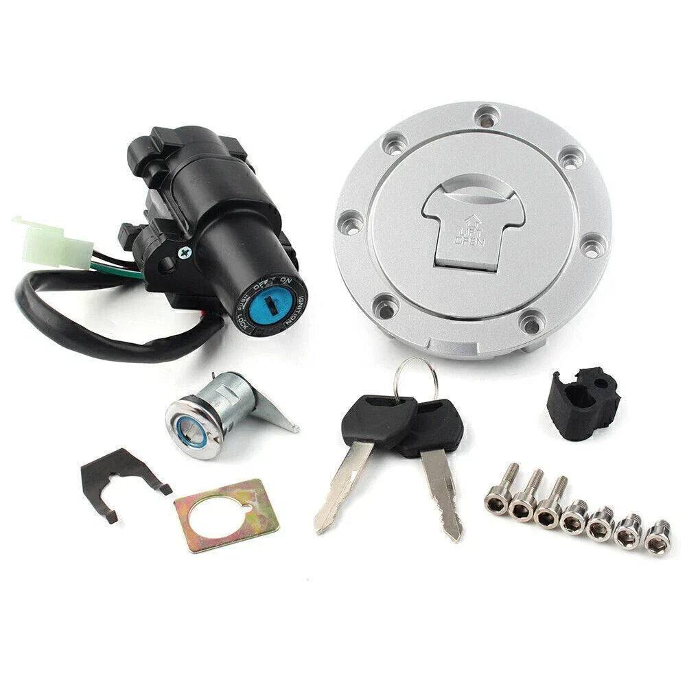 Ignition Switch & Fuel Gas Cap Cover Set for Honda CB500 CB600F