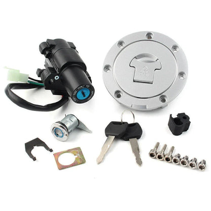 Ignition Switch & Fuel Gas Cap Cover Set for Honda CB500 CB600F