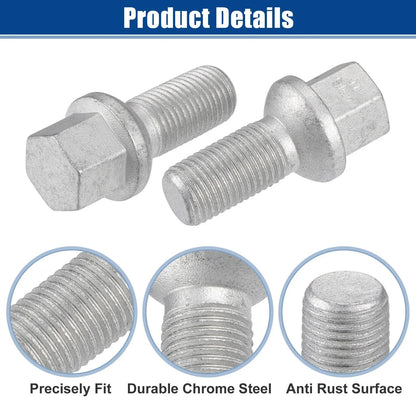5 x M14×1.5 Wheel Lug Bolt Nuts for Mercedes-Benz C250 (2008-2015)