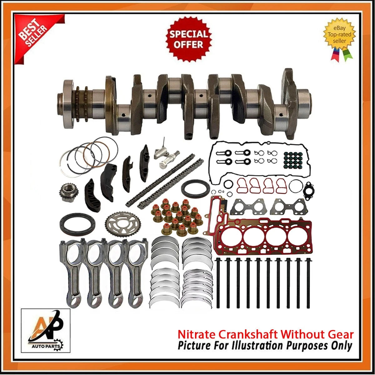 Crankshaft without Gear Replacement for BMW 2.0 B47 (2014–2019)