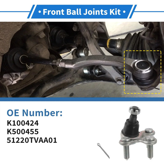 2 x Front Lower Ball Joints for Honda Accord (2017-2022)
