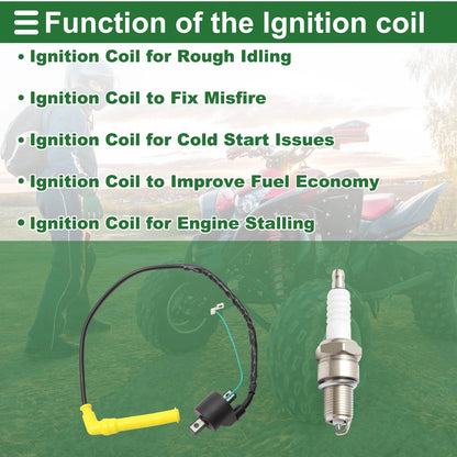 Ignition Coil for Honda Rincon 650 TRX650FA 4x4 (2003-2005) 1 x Set