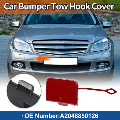 Front Car Bumper Tow Hook Cover for Mercedes-Benz C-Class W204 (2007-2014)