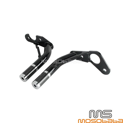 Black Rear Guards Crash Bar & Frame Slider for Harley Softail Fat Bob (2018-2023)