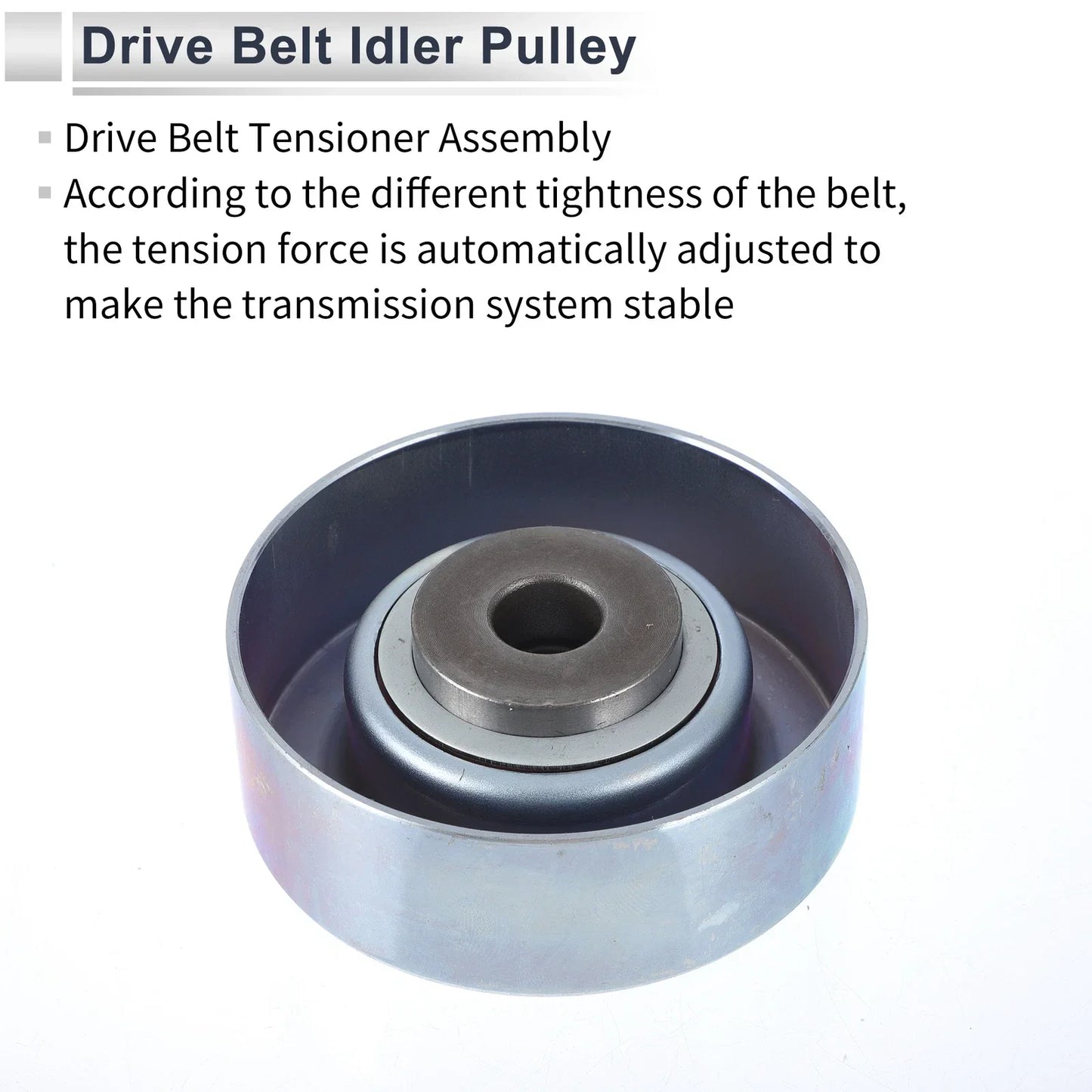 Drive Belt Idler Pulley for Hyundai Sonata, Kia (1990-1998) - 1 x Piece