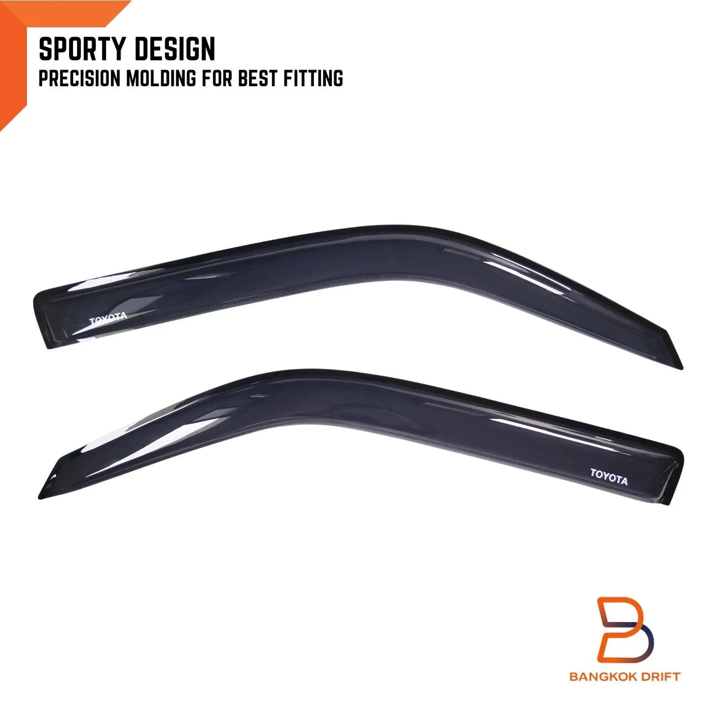 Weather Shield Window Visor Rain Guard for Toyota Hiace H300 (2020-2025)