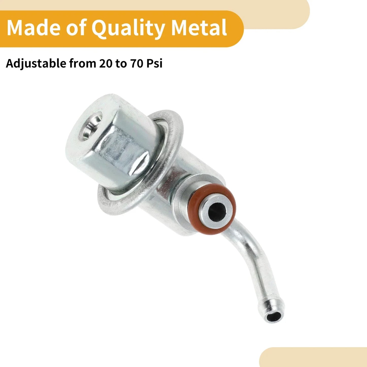 Fuel Pressure Regulator for Hyundai Elantra (2008-2013) Metal 1 x Unit