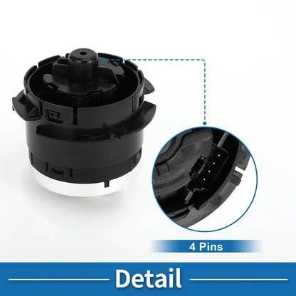 Headlight Lamp Fog Light Control Switch for Porsche 718 (2017-2023)