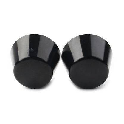 Black Front Axle Cap Nut Covers for Harley Sportster Dyna Road Glide (2004-2023)