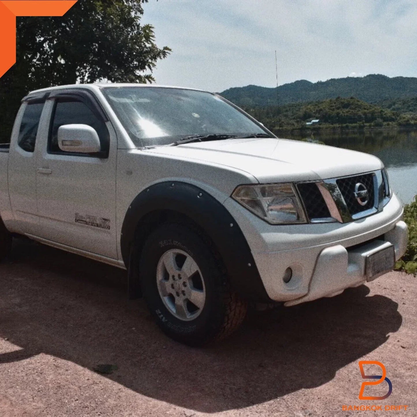 Black Fender Flare Arch for Nissan Navara D40 Widebody King Cab (2005-2015)