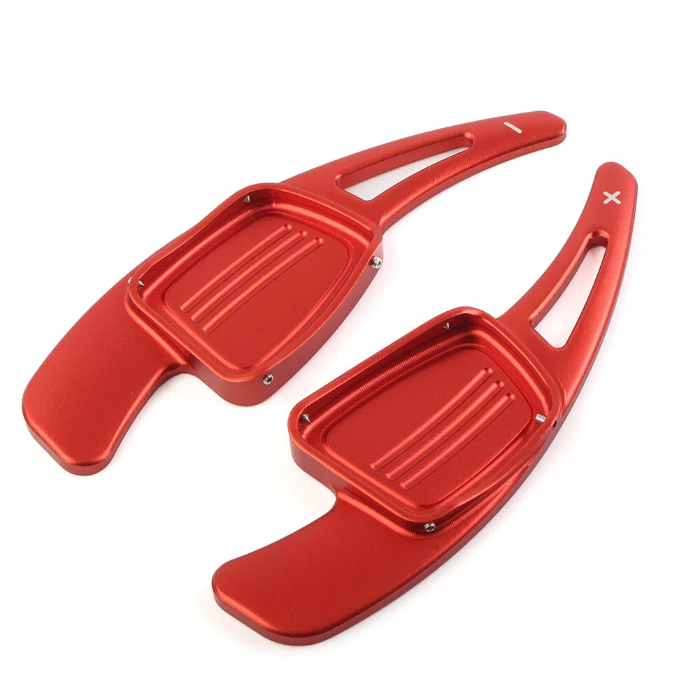 Red Steering Wheel Shift Paddle Shifter for Audi A3 A4 A5 S3 S4 Q2 Q5 Q7 TTS