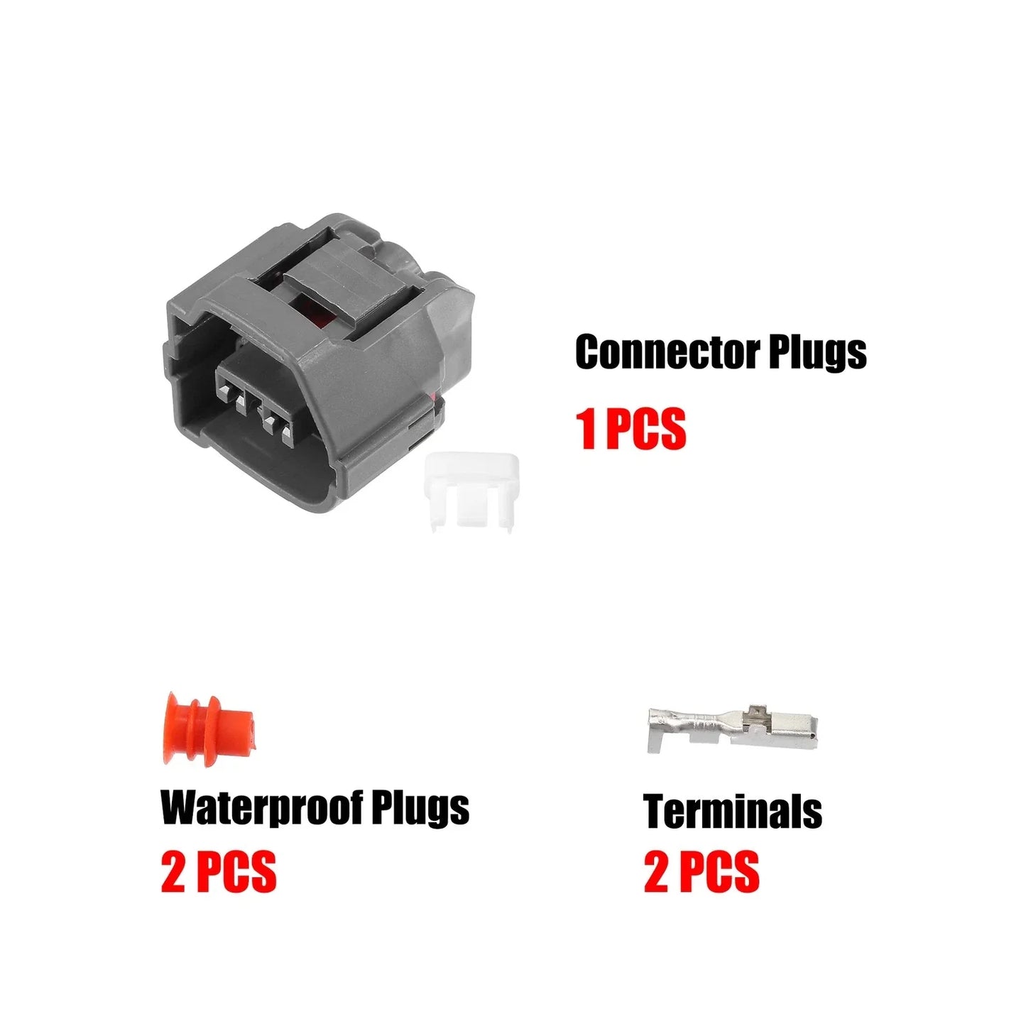 2 x Fuel Injector Connector Adapter Plug Kit for Hyundai