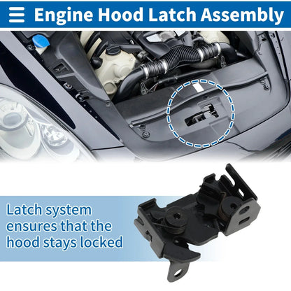 Hood Latch Assembly for Mercedes-Benz C250 (2012-2015) 1 x Pcs
