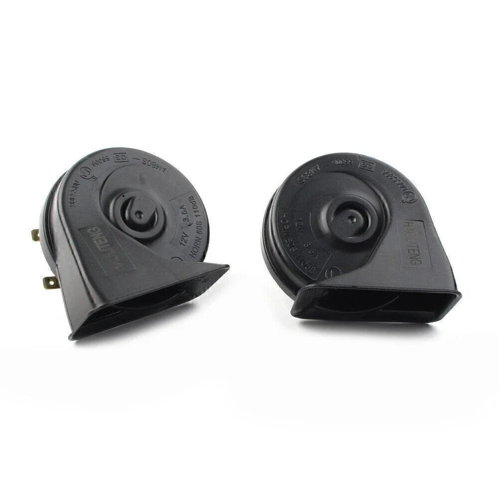 12V Snail Horn 125db Loud Dual Pitch for Honda, Ford, BMW, Universal