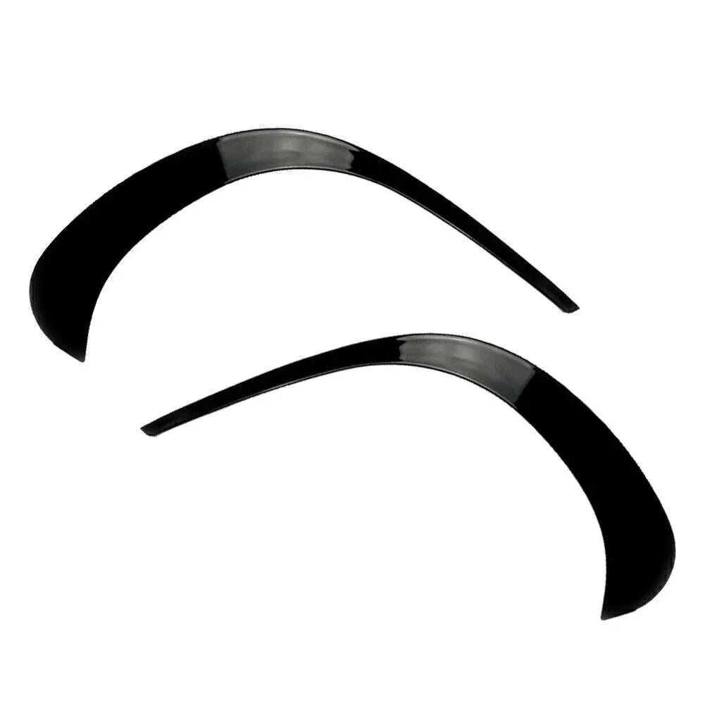 Black Front Bumper Spoiler Trim Cover for Benz GLC X253 (2020-2021)