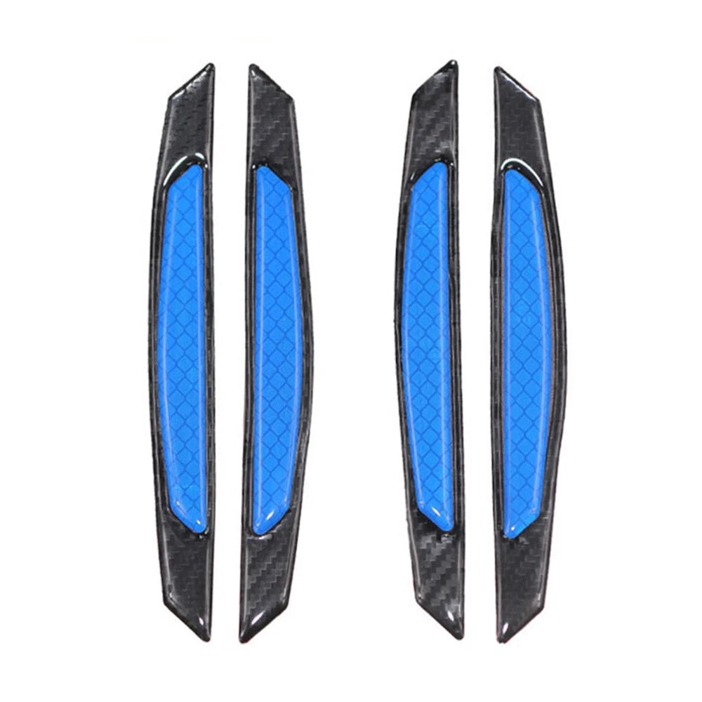 Reflective Carbon Fiber Door Edge Guard Bump Protector for Universal Cars