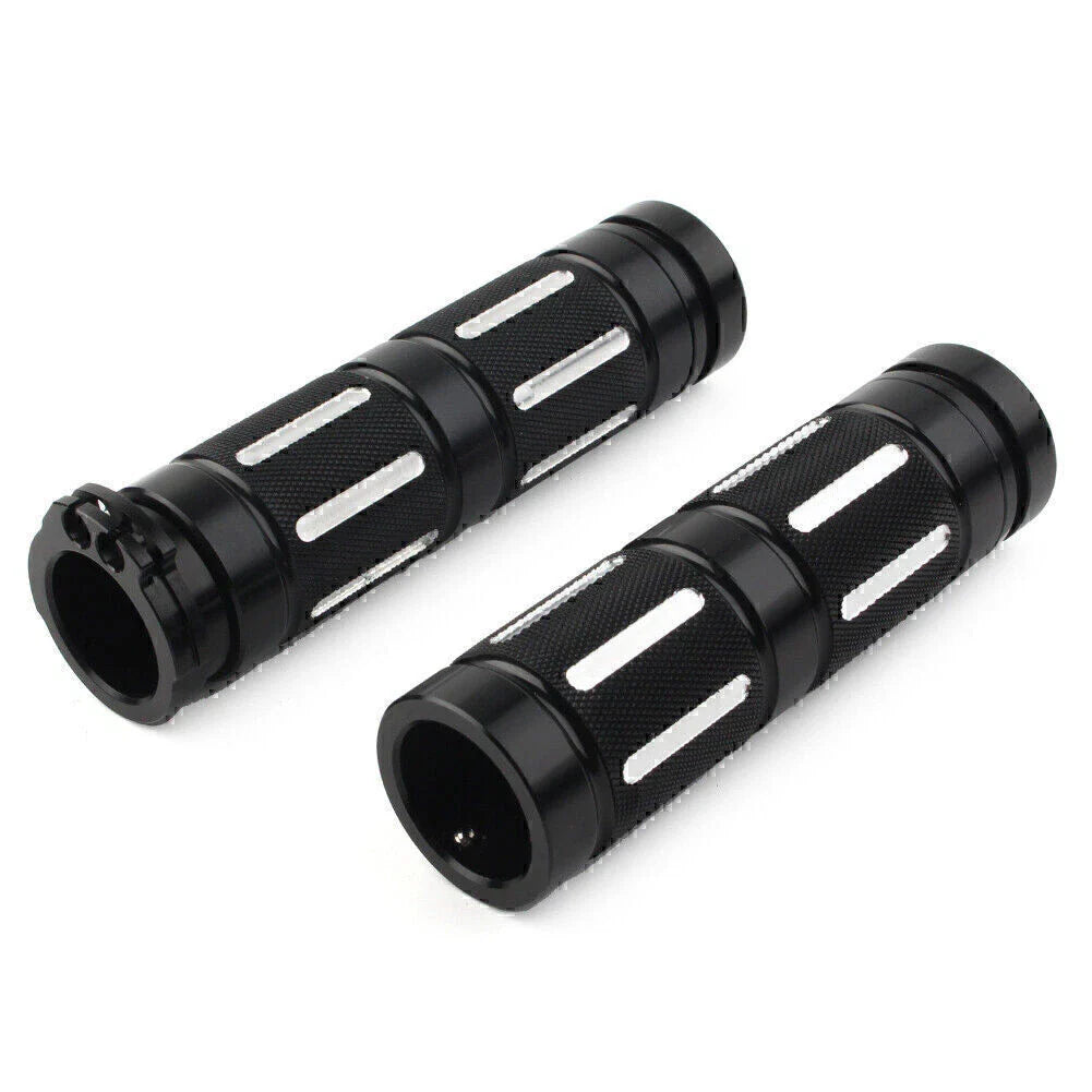 CNC 1" Motorcycle Handlebar Hand Grips for Harley Dyna Wide Glide EFI