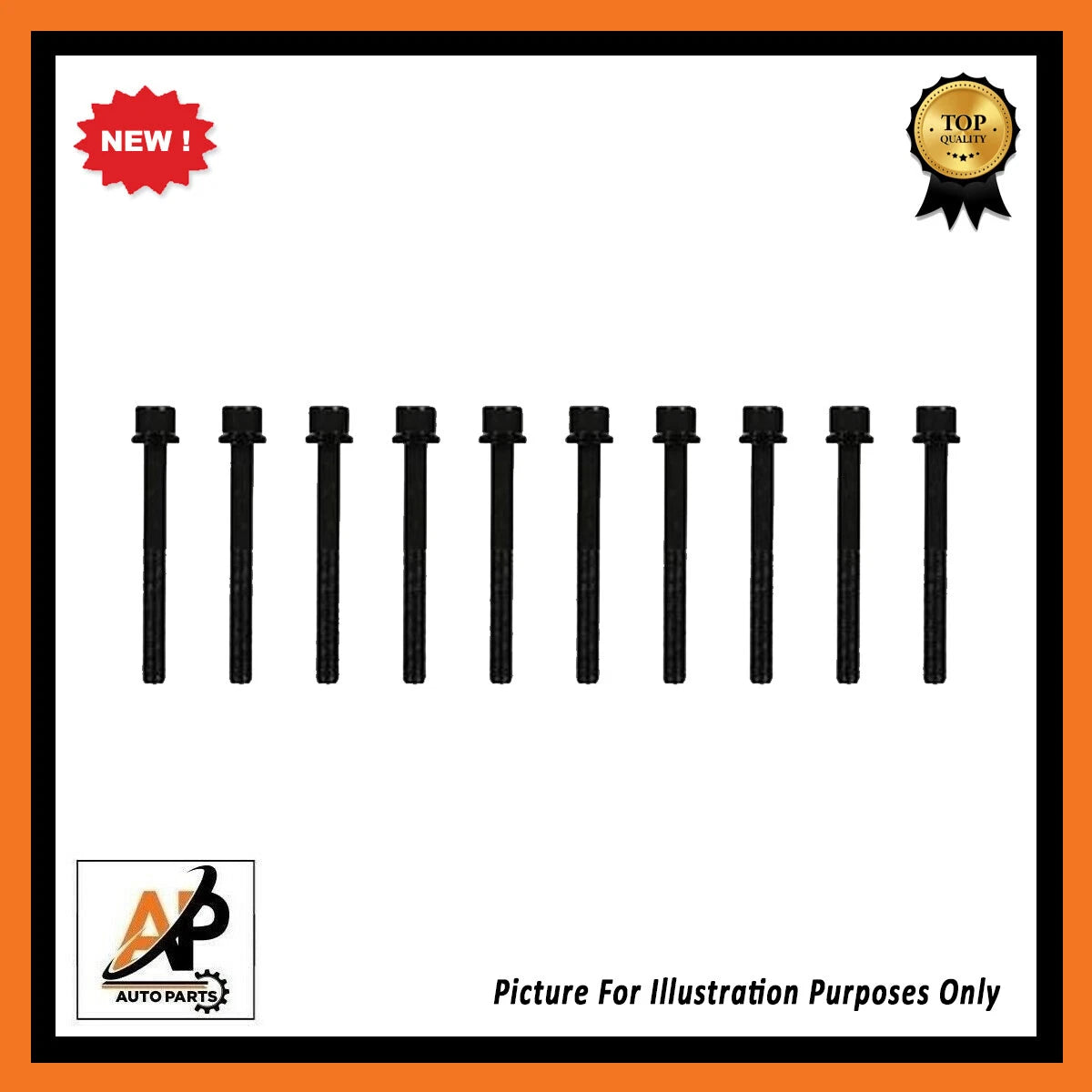Head Bolts Female Set Replacement for Vauxhall 2.0 C20XE (1990–1995)