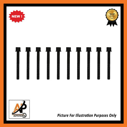 Head Bolts Female Set Replacement for Vauxhall 2.0 C20XE (1990–1995)