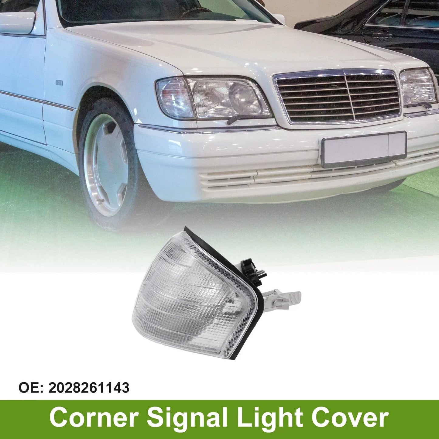 Left Corner Signal Light Cover for Mercedes-Benz (1994-2000)