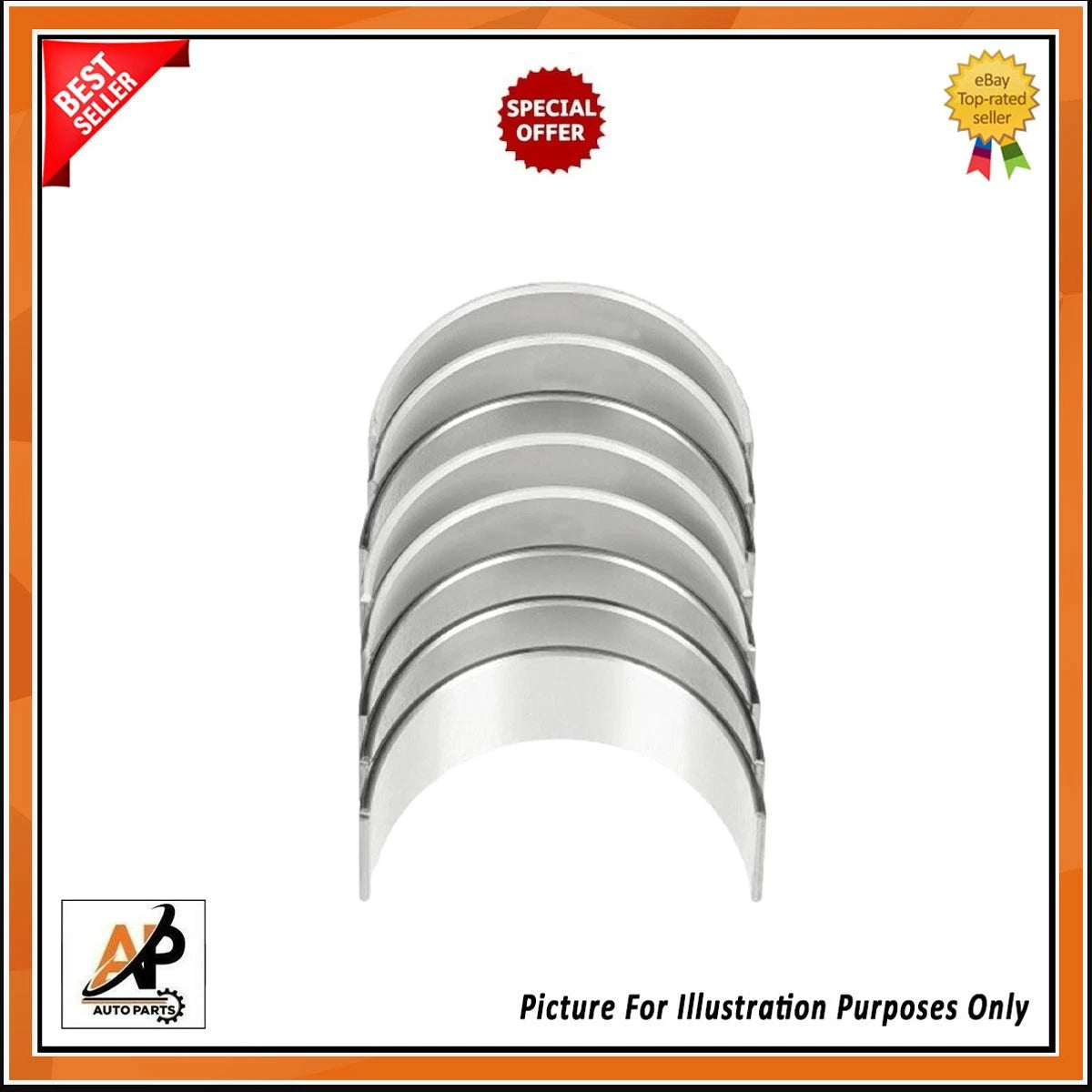 Connecting Rod Bearings 0.25 Replacement for Renault Master 2.3 CDTi (2010–2023)