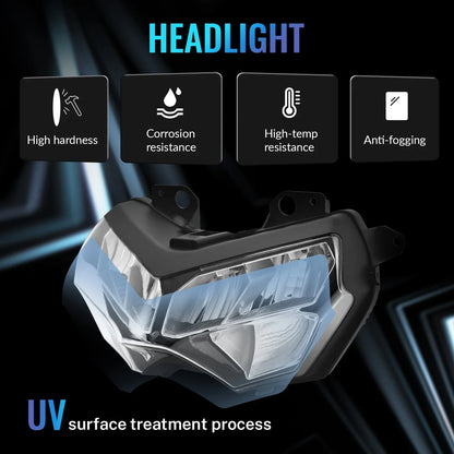 LED Headlight Assembly for Kawasaki Z900 (2020-2024)