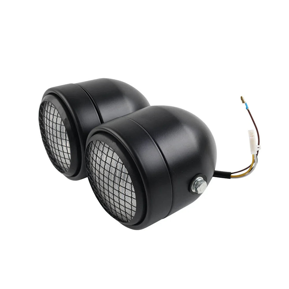 1PC Motorcycle Twin Dominator Dual Lamp Headlight for Street