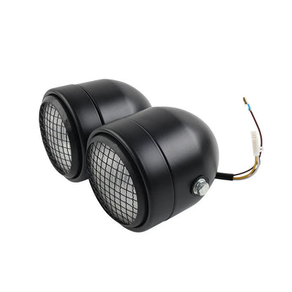 1PC Motorcycle Twin Dominator Dual Lamp Headlight for Street
