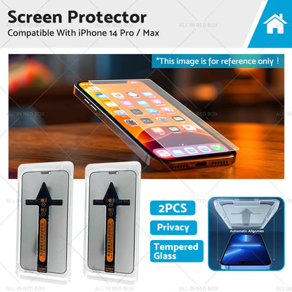 Screen Protector Privacy Tempered Glass for iPhone 14 Pro/Max