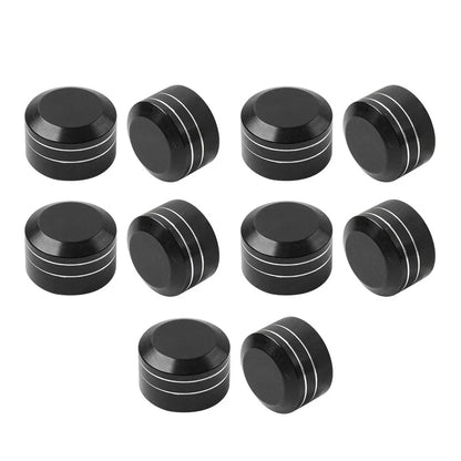 10 x CNC 11mm-14.6mm Engine Bolt Topper Caps for Harley Dyna Softail (2006-2023)