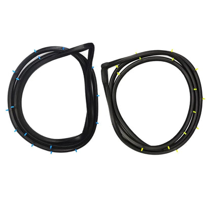 Door Rubber Weatherstrip Seal Rear L+R Fits Datsun Sunny B210 120Y 4D Sedan D05