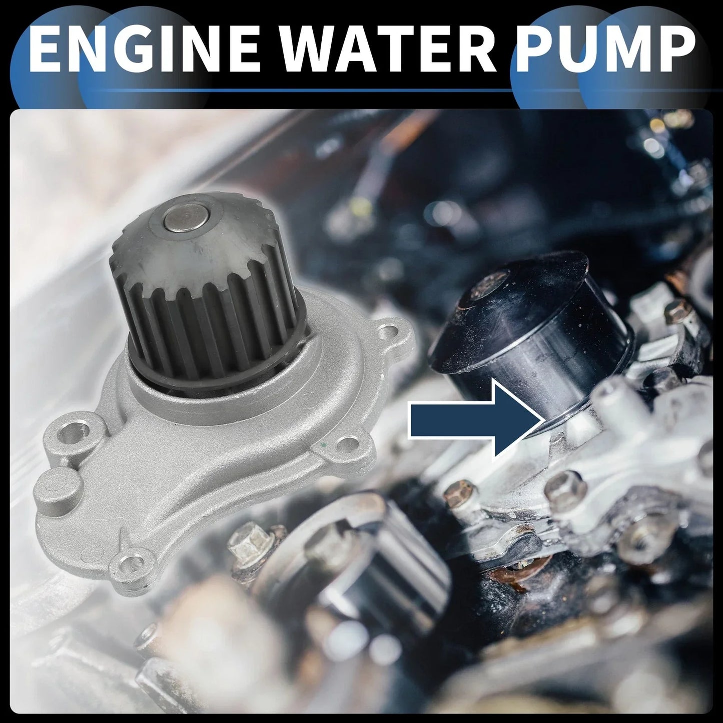 Water Pump with Seals for Chrysler Cirrus (1995-2000)