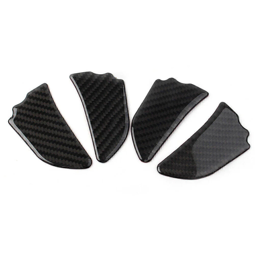 4 x Carbon Fiber Interior Door Bowl Cover Trim for Subaru Forester (2013-2018)