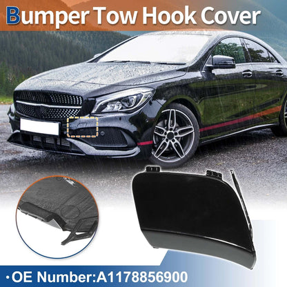 Front Bumper Tow Hook Cover for Mercedes-Benz CLA250 (2014-2019) Black