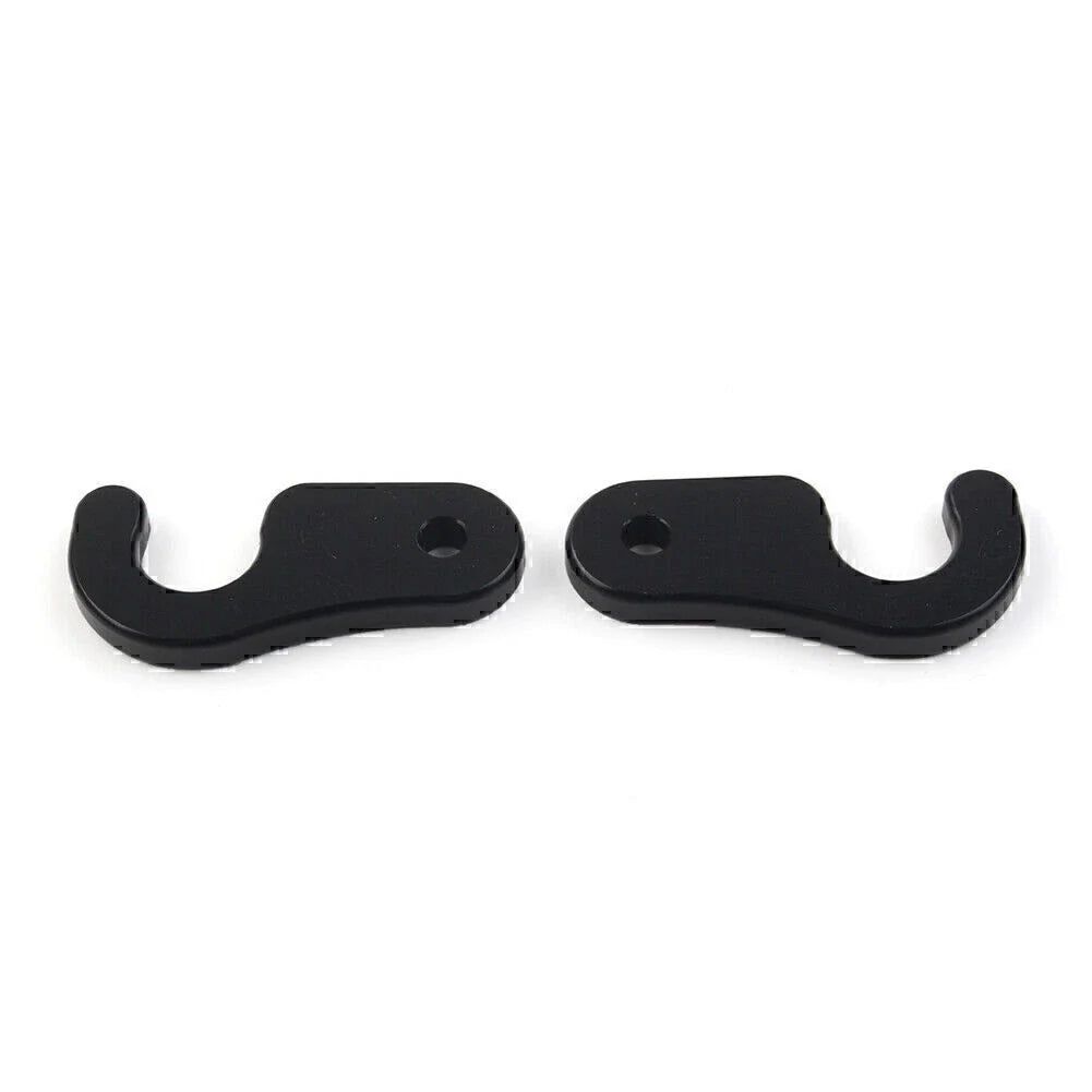 Black Sun Visor Clips for Jeep Wrangler, Gladiator (2018-2023)