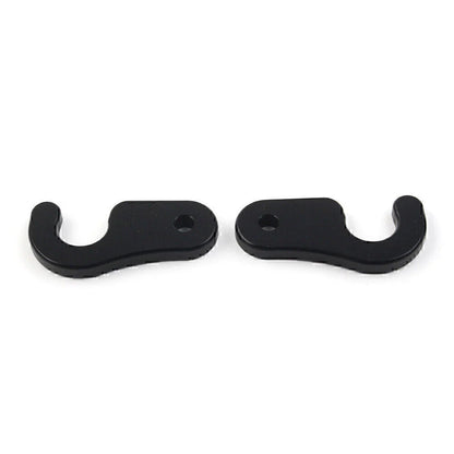 Black Sun Visor Clips for Jeep Wrangler, Gladiator (2018-2023)