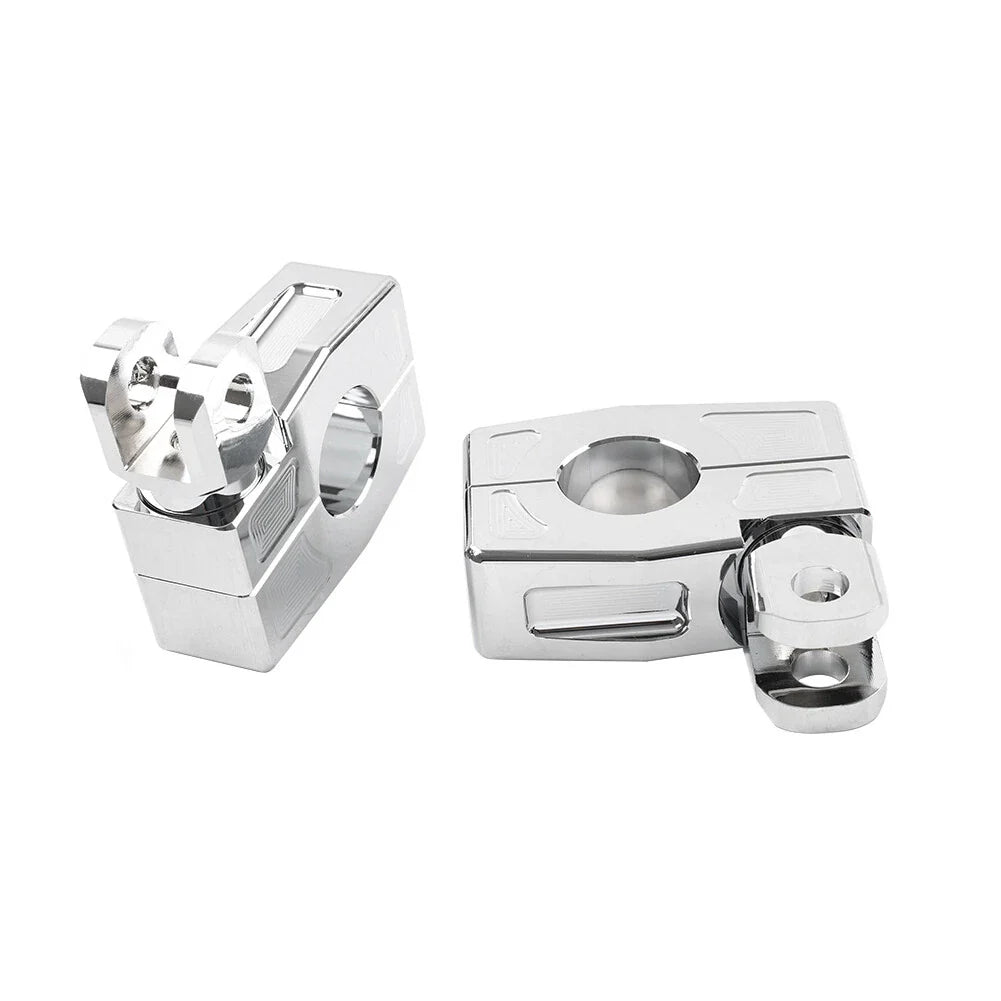 25MM Foot Peg Rest Clamp Bracket for Harley Crash Bar