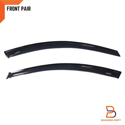 Weather Shield Window Visor Rain Guard for Mazda 3 Hatchback (2008-2013)