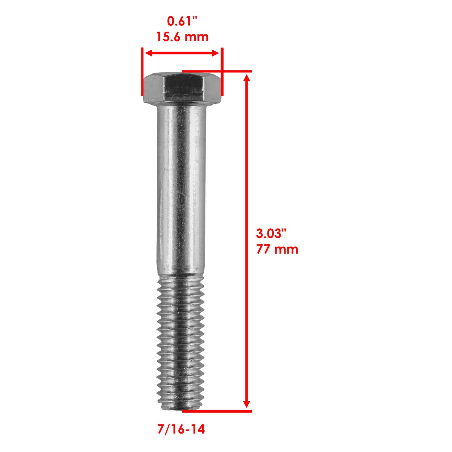 Deck Blade 18 inch Replacement with Bolt and Washer for Ariens (1970–1990)