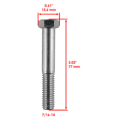 Deck Blade 18 inch Replacement with Bolt and Washer for Ariens (1970–1990)