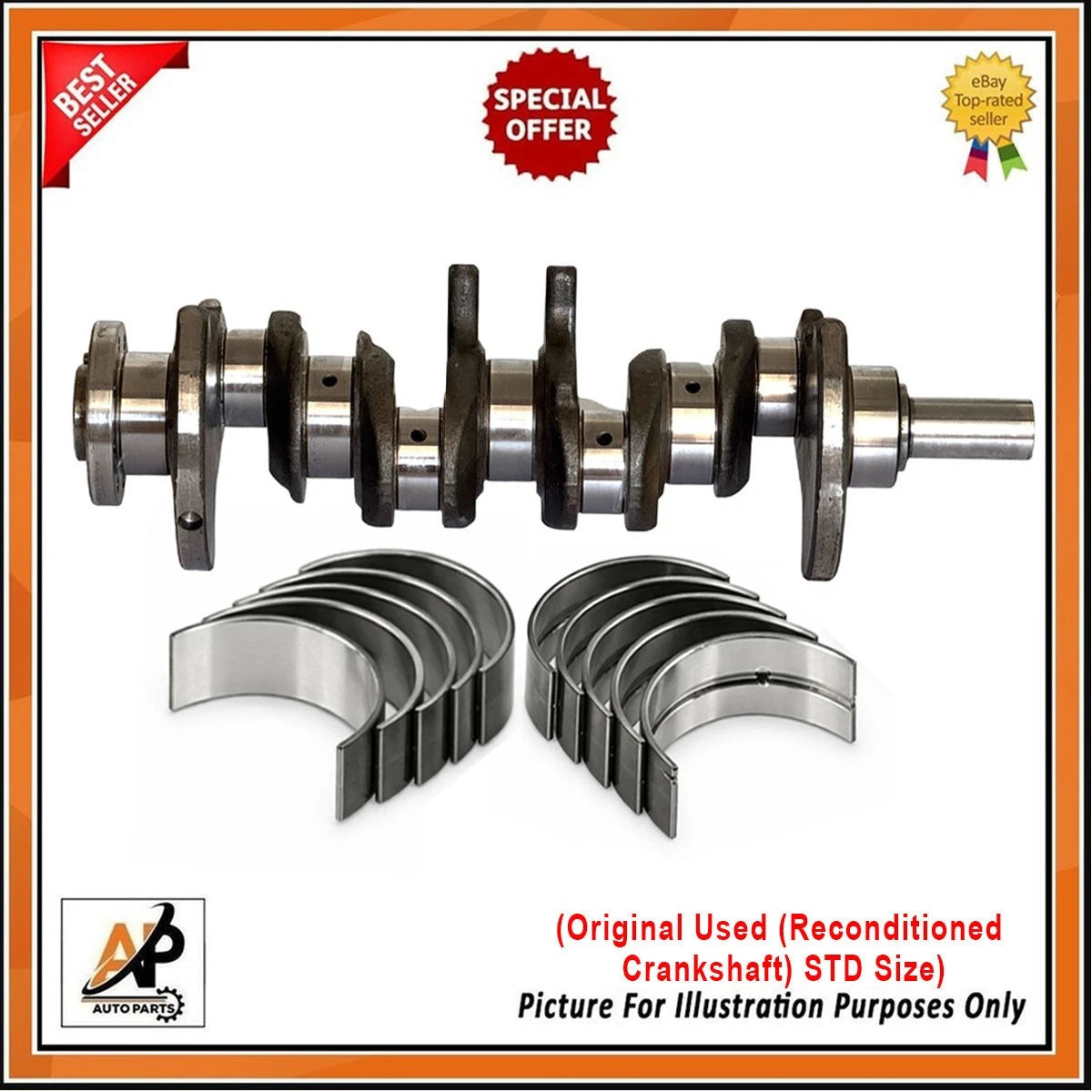 Crankshaft Bearings Main and Big End Replacement for Citroen 2.0 BlueHDi (2010–2018)